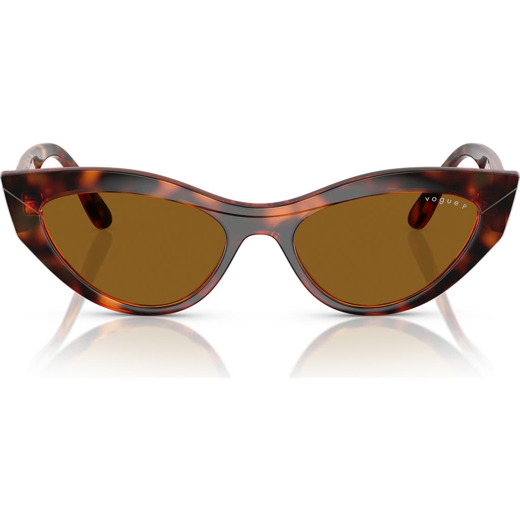 Vogue 52mm Polarized Cat Eye Sunglasses