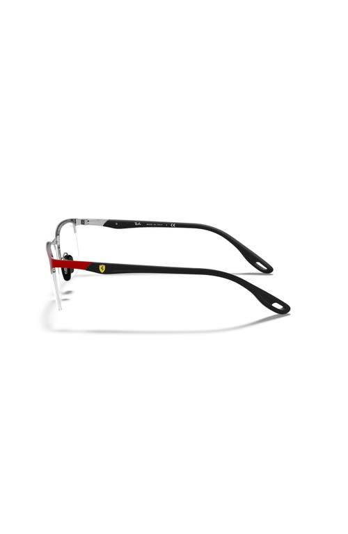 Ray Ban Ray-ban 54mm Square Optical Glasses In White