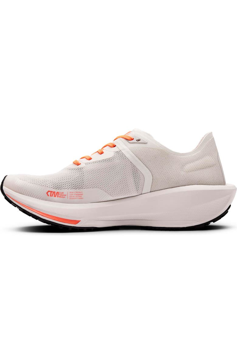 Craft CTM Ultra 3 Running Shoe, Alternate, color, Ash White-Shock