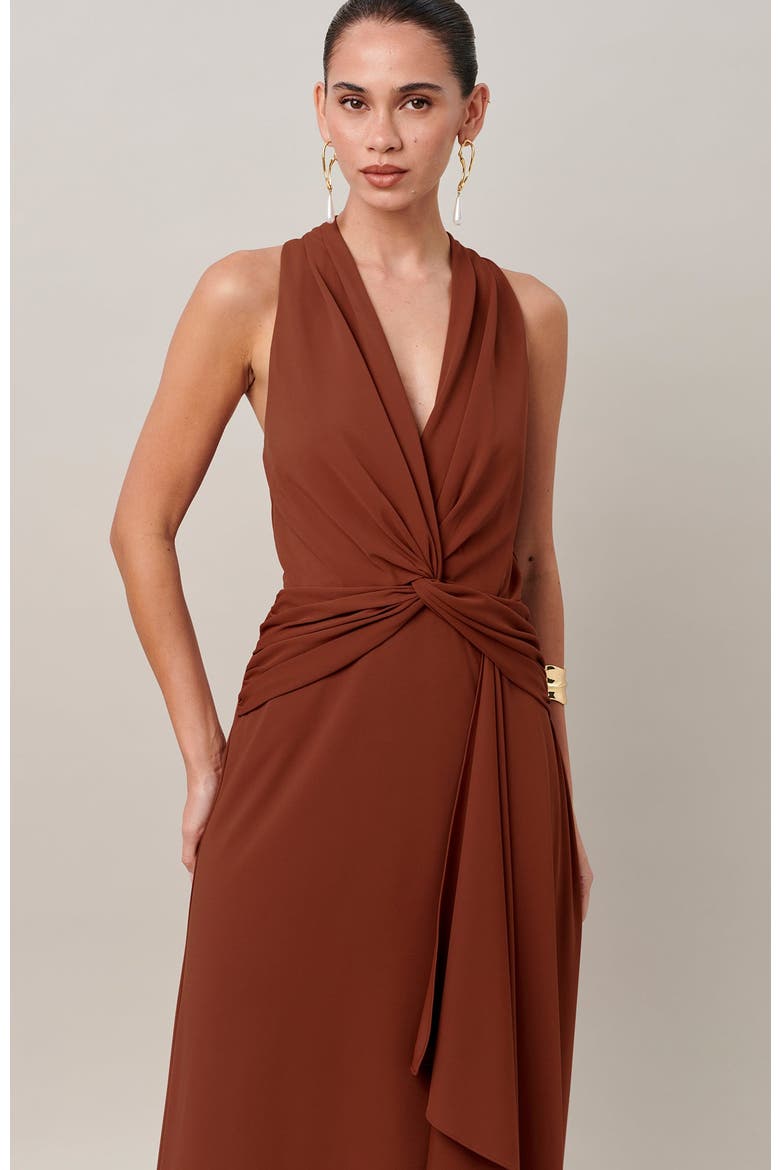 Hennie Maxi Dress, Alternate, color, Copper