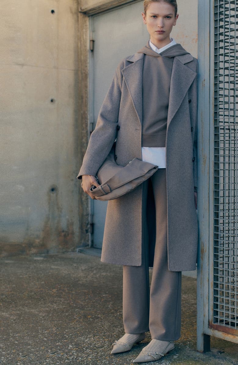 MANGO Straight Knit Pants, Alternate, color, 