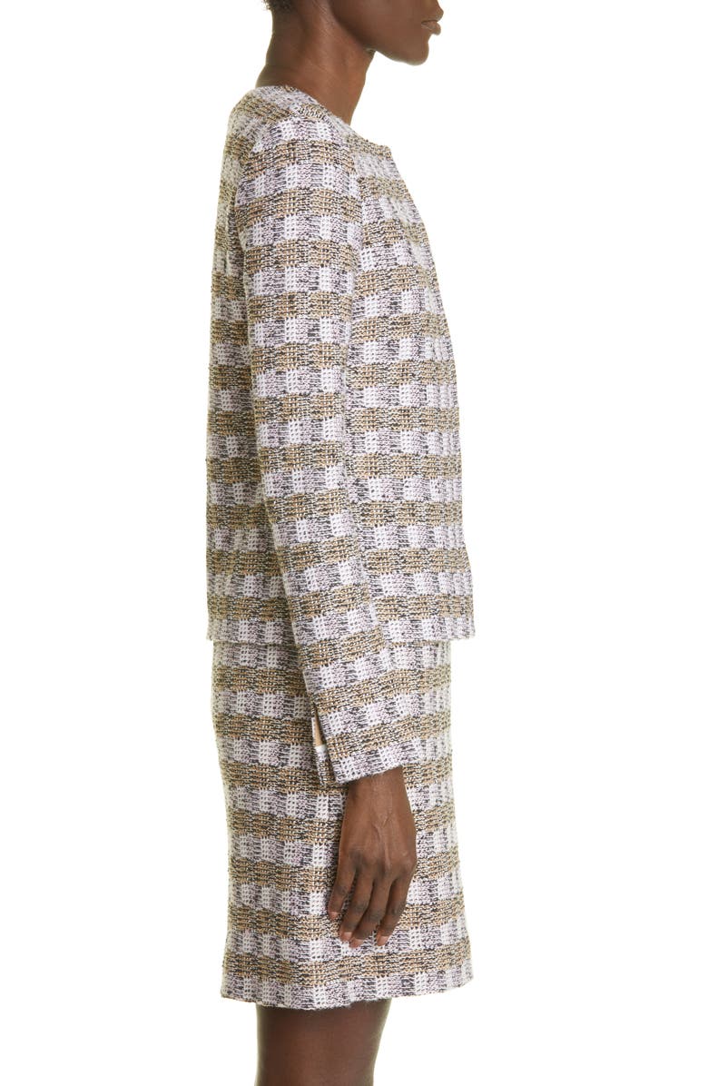 ST. JOHN Tweed Jacket, Alternate, color,