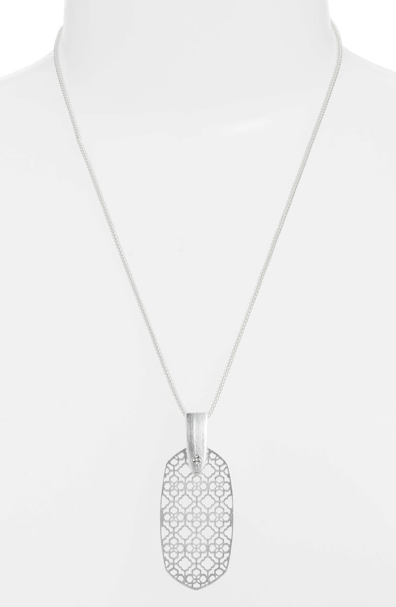 Kendra Scott Inez Filigree Pendant Necklace, Alternate, color, 