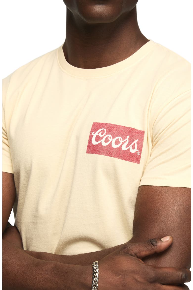 Coors Cotton Graphic T-Shirt, Alternate, color, BONE WHITE