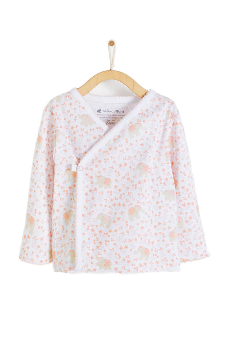 Babycottons Premium Peruvian Pima Cotton Tika Kimono & Pants Set for Infant, Alternate, color, 