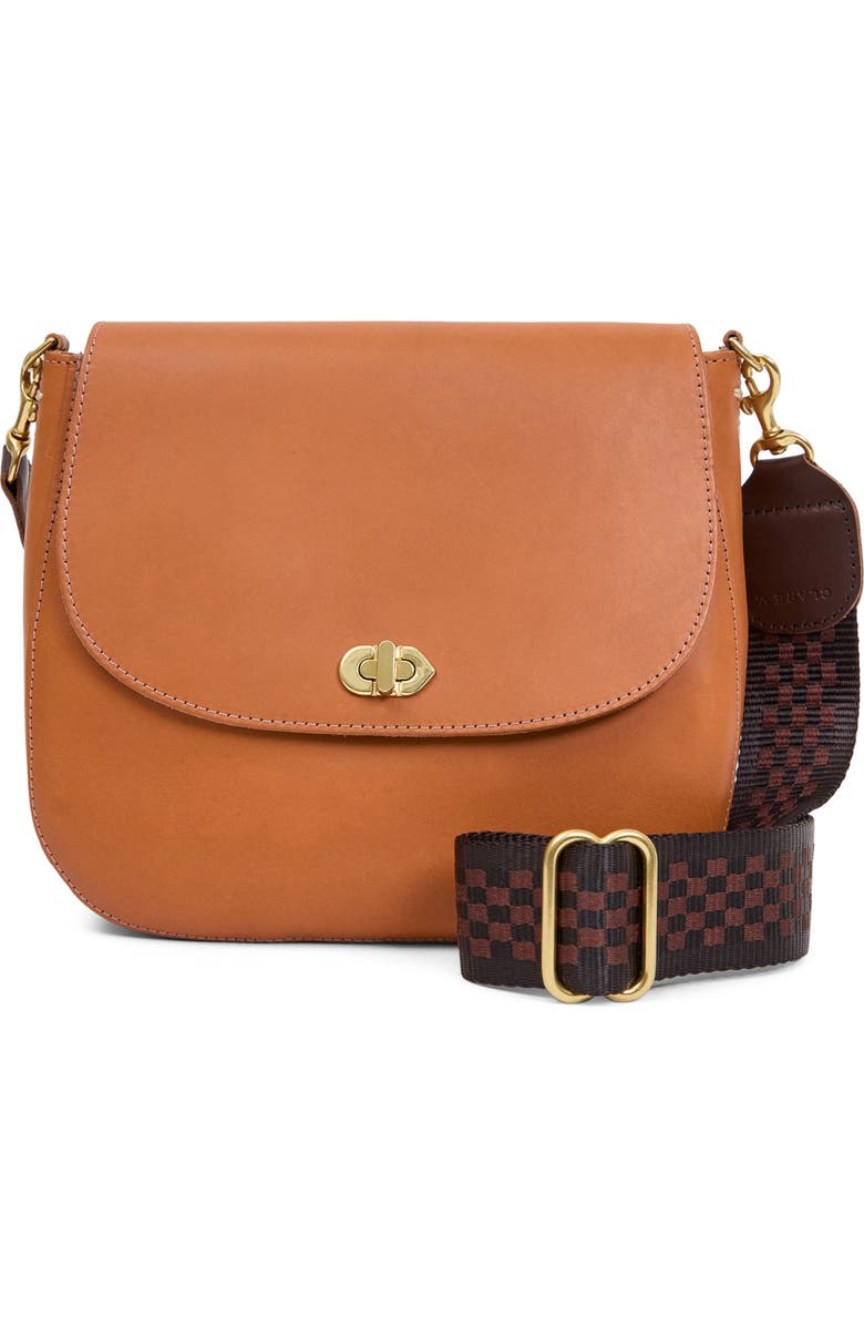 Clare V. Adjustable Crossbody Strap, Alternate, color, Chocolate