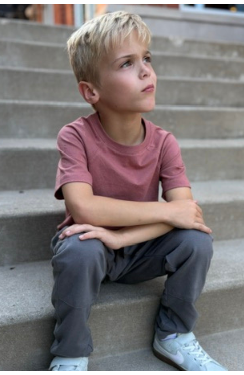 Jackalo Kids' Organic Cotton Kai Sweatpants, Alternate, color, Gray