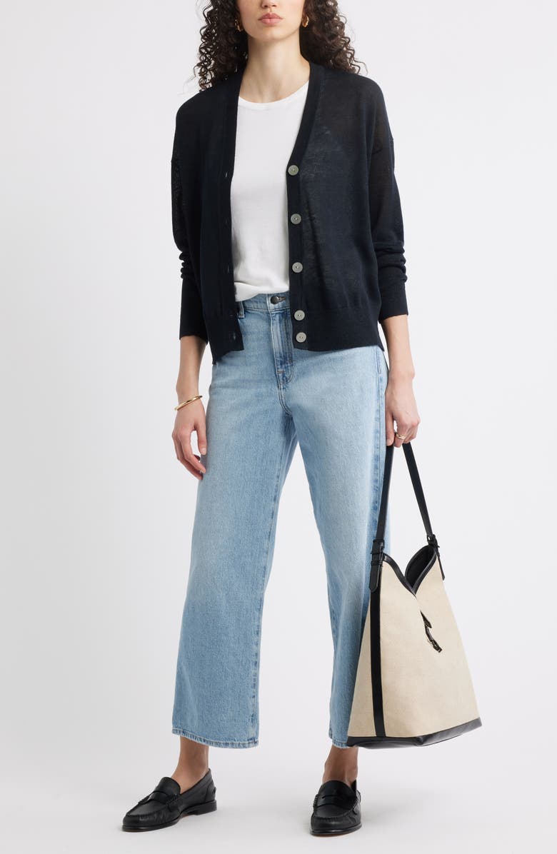 Linen Blend Cardigan