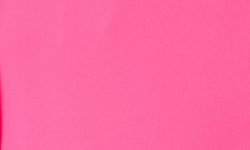 Cece Scallop Trim Button-up Shirt In Pink