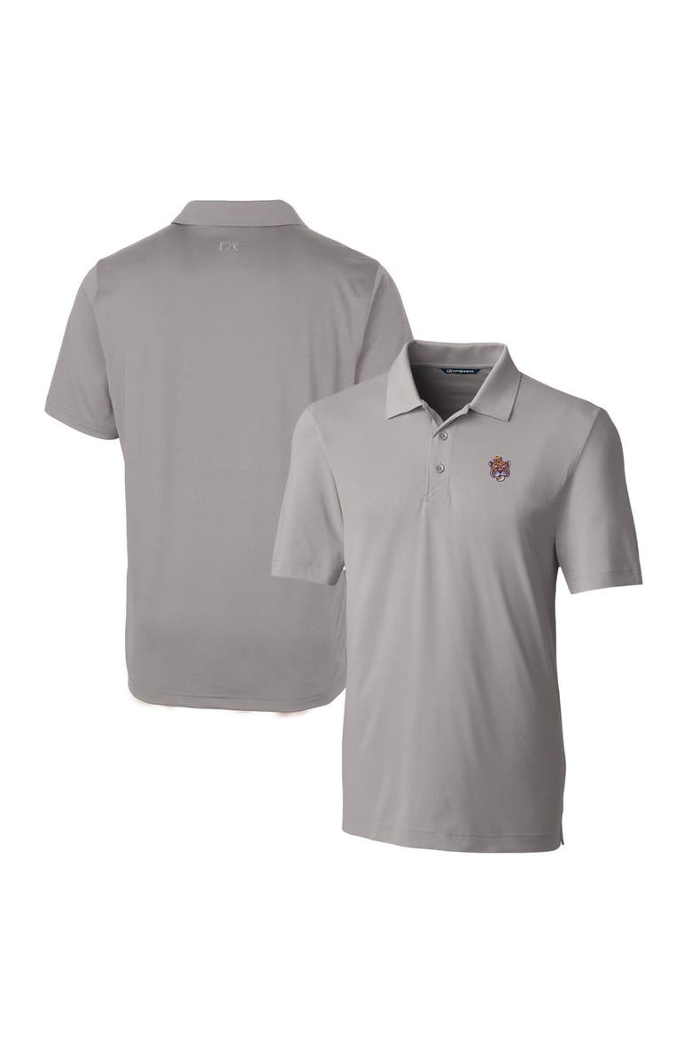 Cutter & Buck Men's Cutter & Buck Gray LSU Tigers Forge Stretch Polo, Alternate, color, 