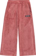 Palm Angels Kids' Corduroy Wide Leg Pants