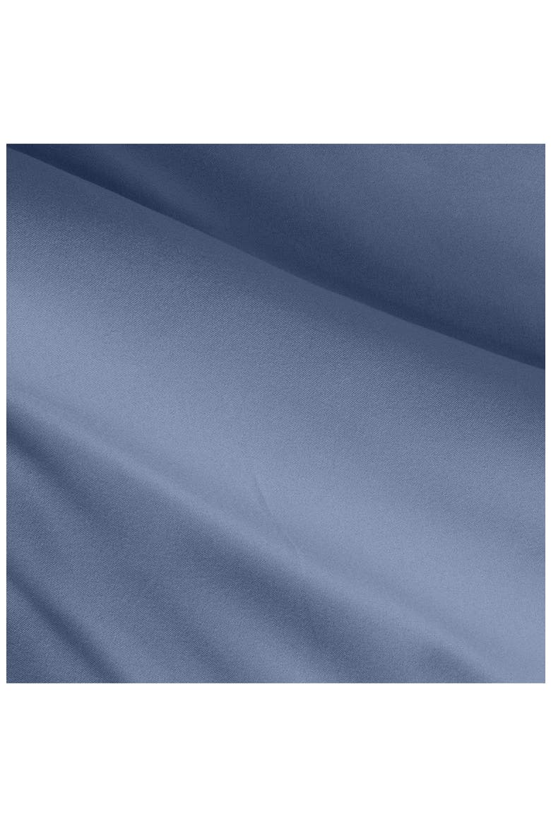Microfiber Down-Alternative Solid Color Comforter, Alternate, color, SLATE BLUE