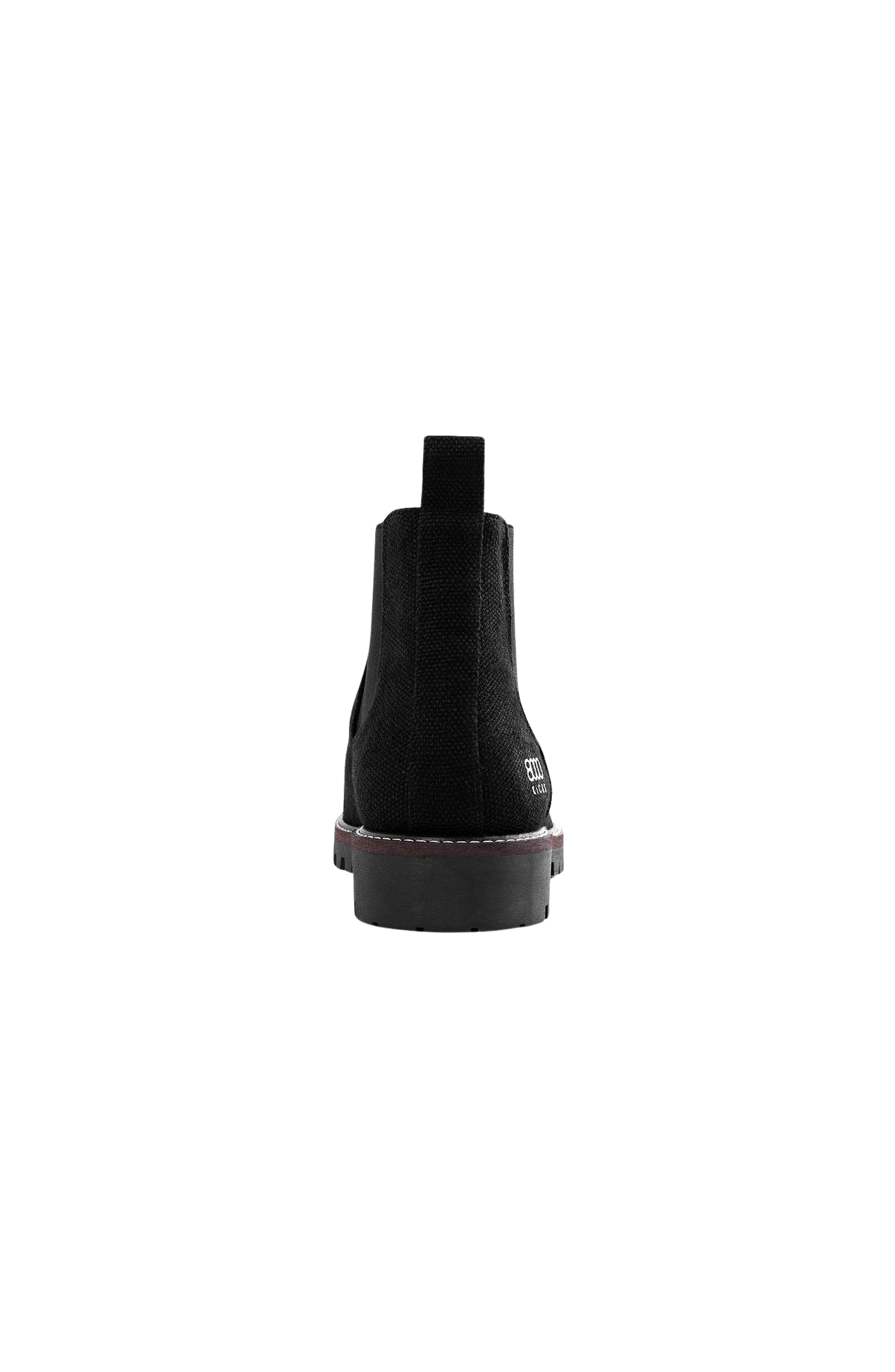 8000Kicks The Crossover Hemp Chelsea Boots, Alternate, color, Black