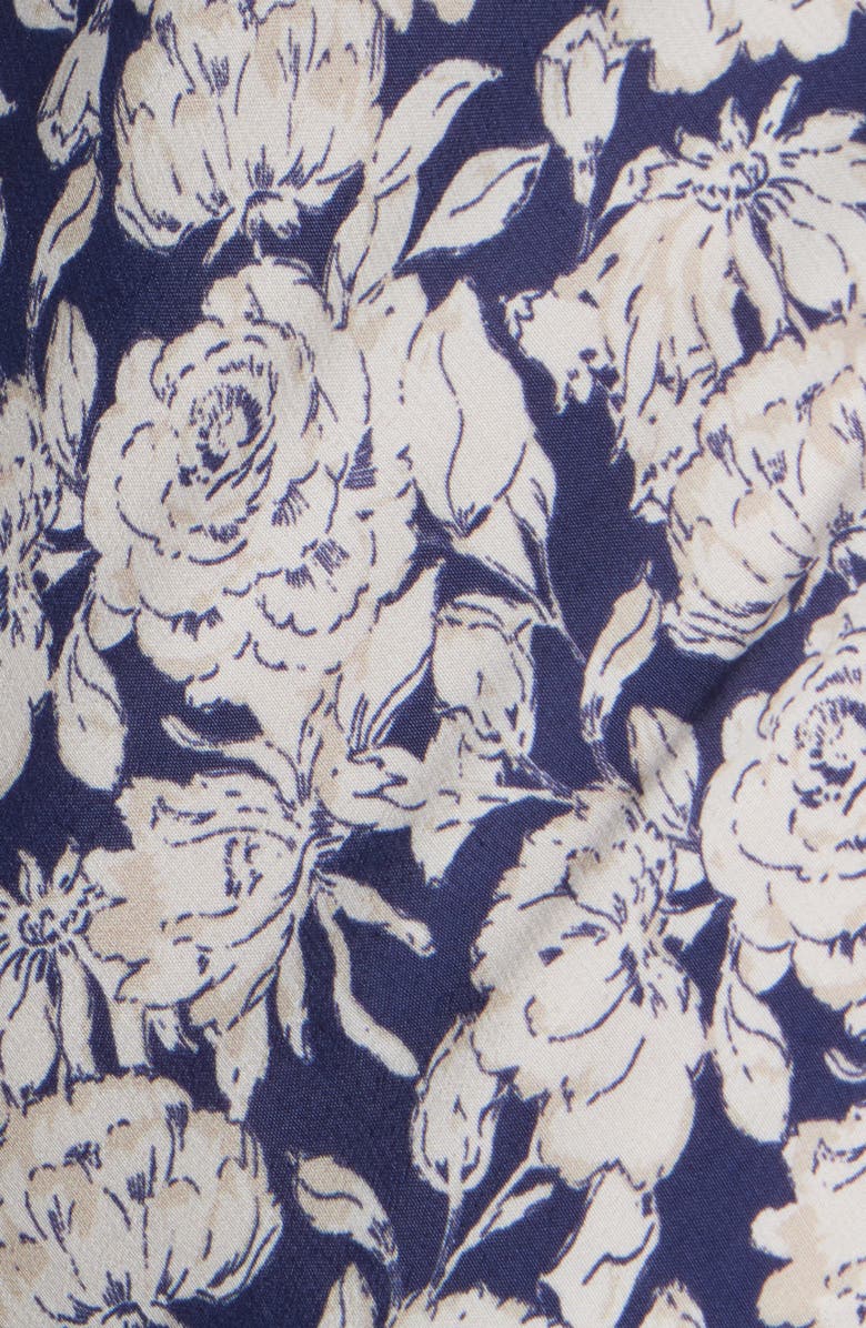 MARGARET O'LEARY Darya Floral Print Sleeveless Midi Dress, Alternate, color, 