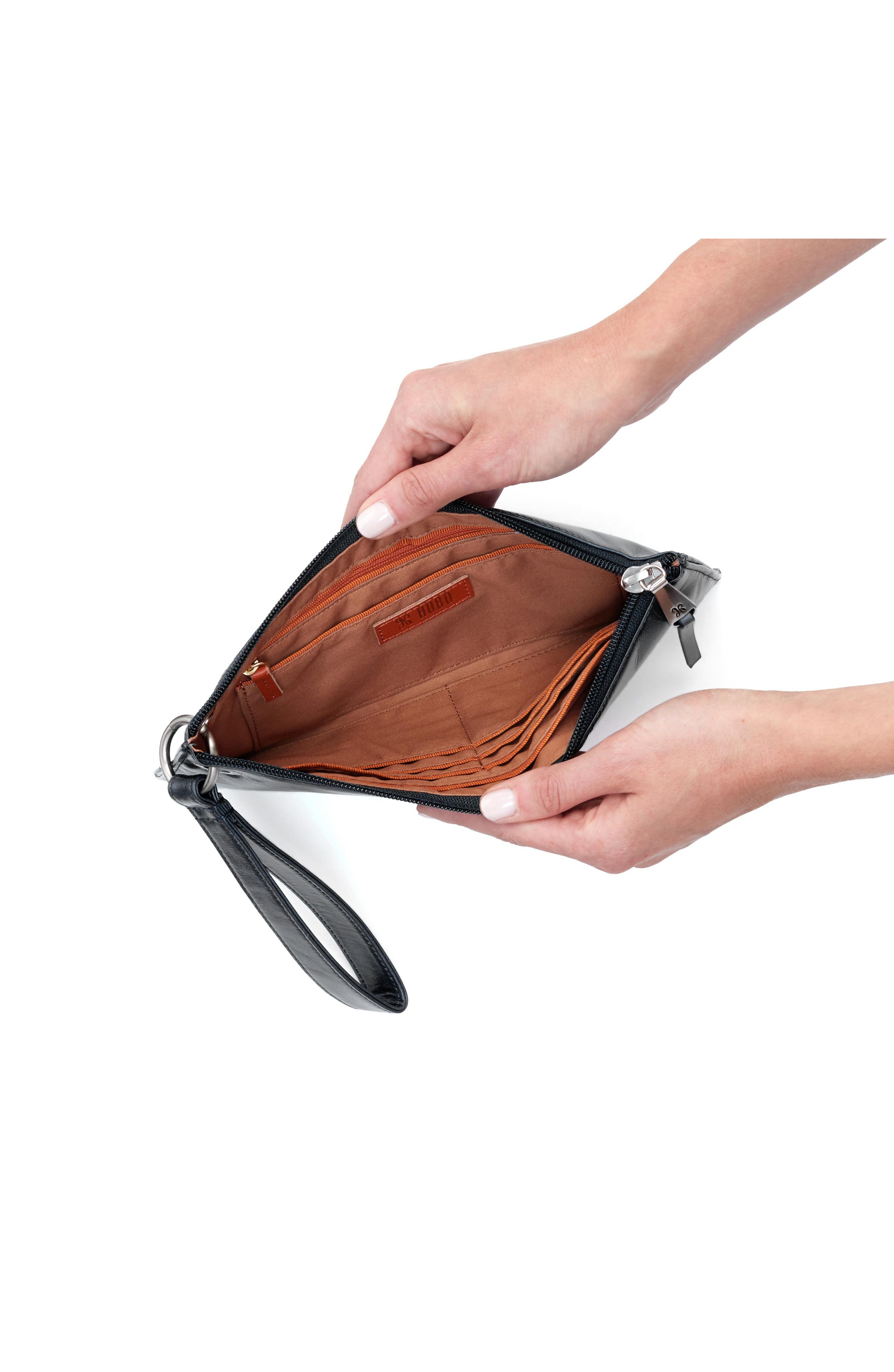 HOBO 'Vida' Leather Clutch, Alternate, color, 