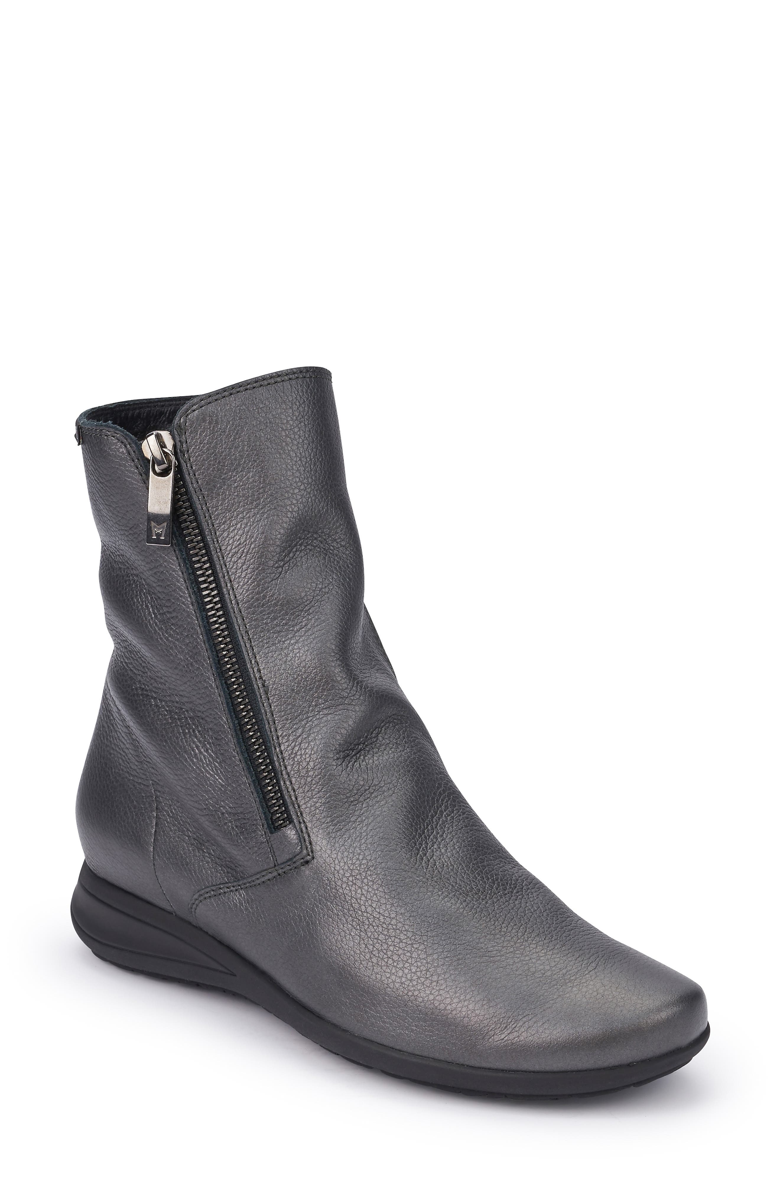 Nessia Bootie, Main, color, GRAPHITE LEATHER