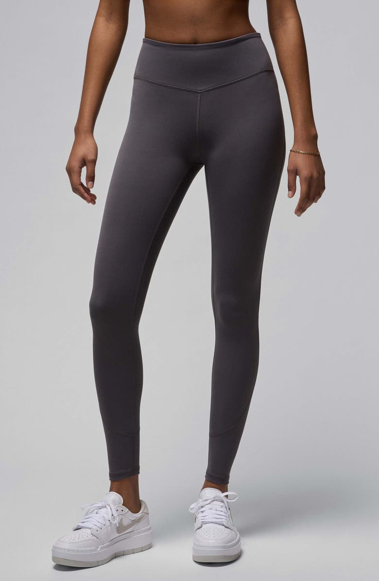 Jordan Sport Leggings, Main, color, Thunder Grey/ White