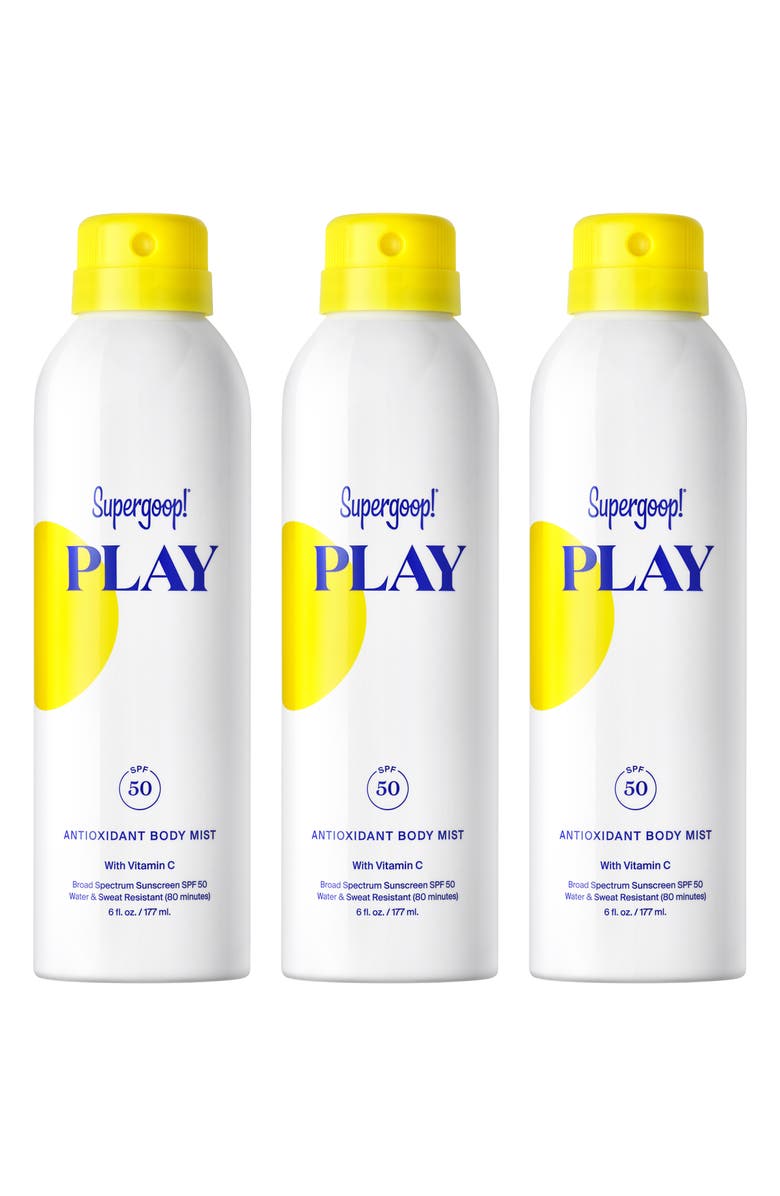 Supergoop!<sup>®</sup> Play Body Mist SPF 50 Trio $63 Value, Main, color,