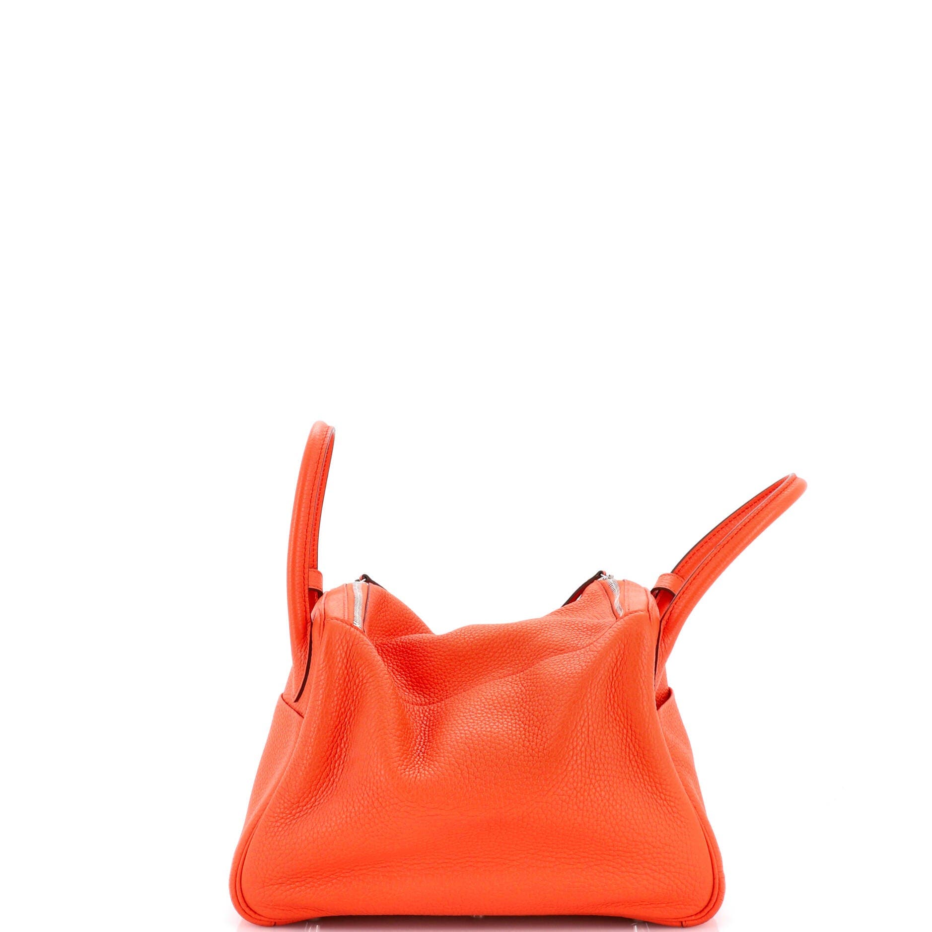 Pre-Owned Hermes Lindy Bag Clemence 30, Alternate, color, Orange Poppy