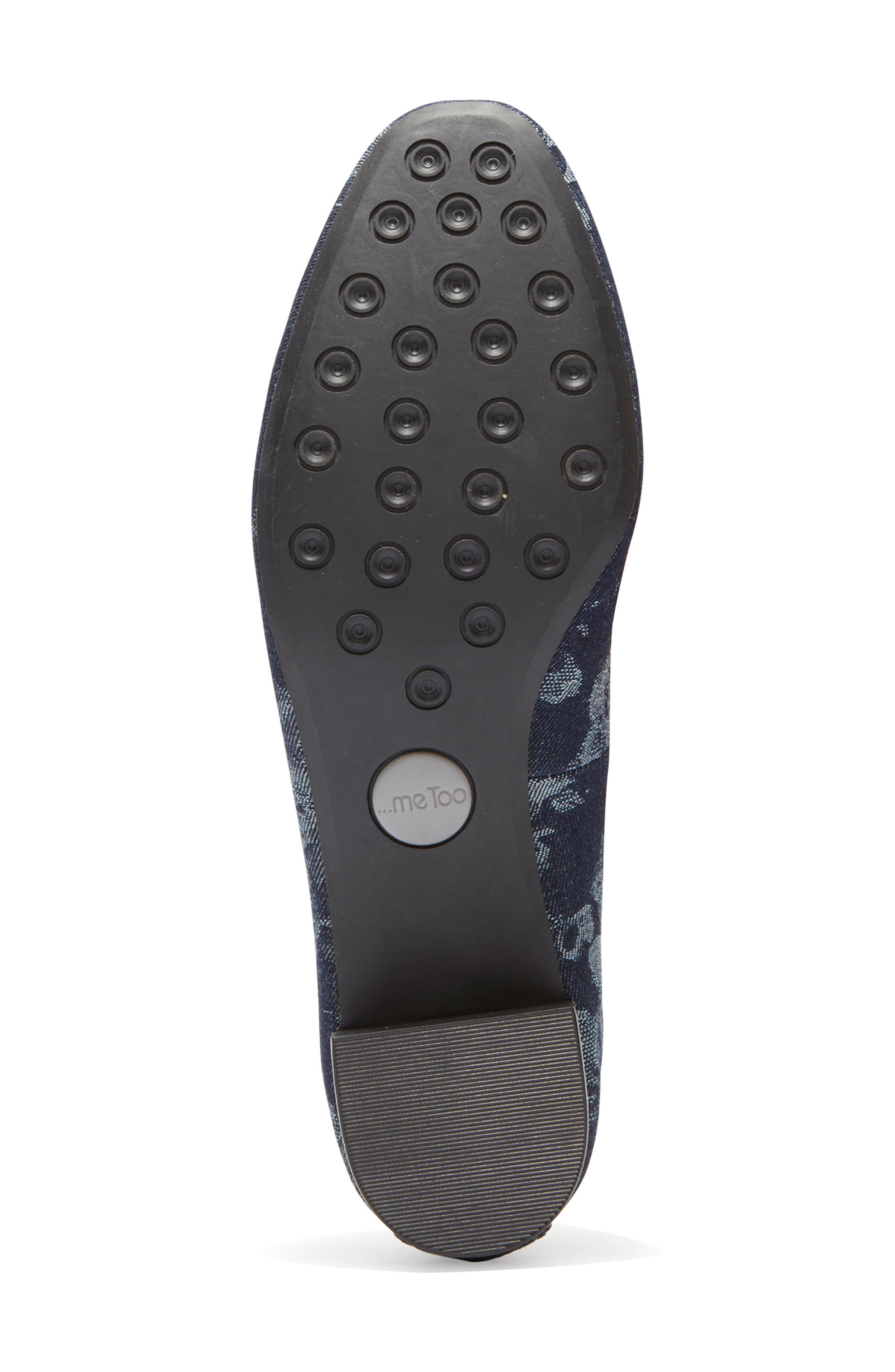 Gwen Block Heel Pump, Alternate, color, NAVY FLORAL DENIM FABRIC