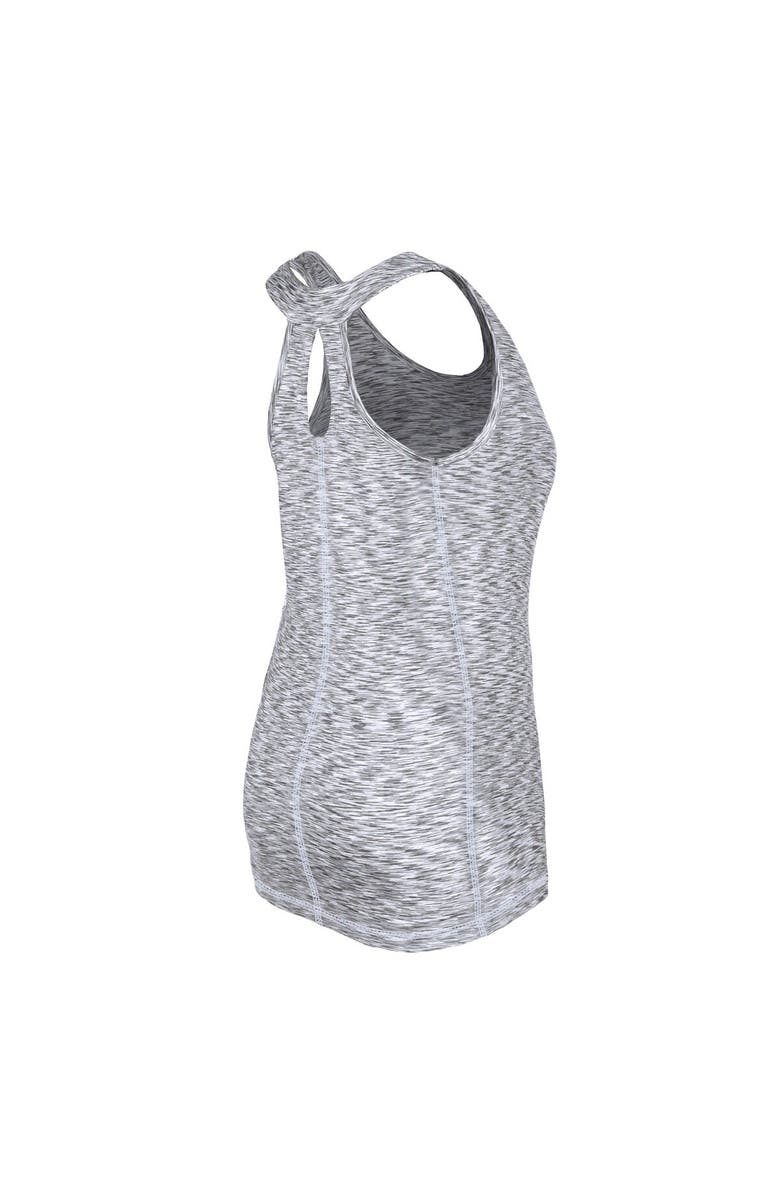 New Era Women's New Era Black Chicago White Sox Space Dye Keyhole Back Tank Top, Alternate, color, Black