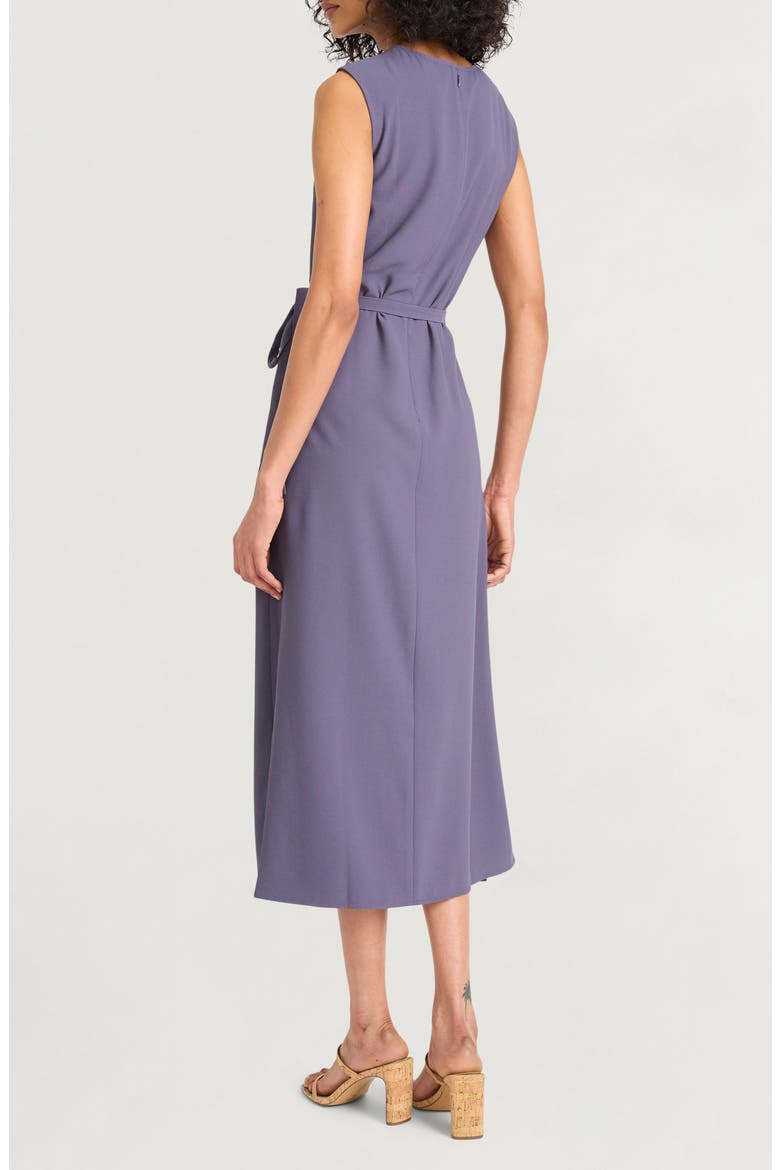 Side Tie Sleeveless Dress, Alternate, color, GRAYSTONE