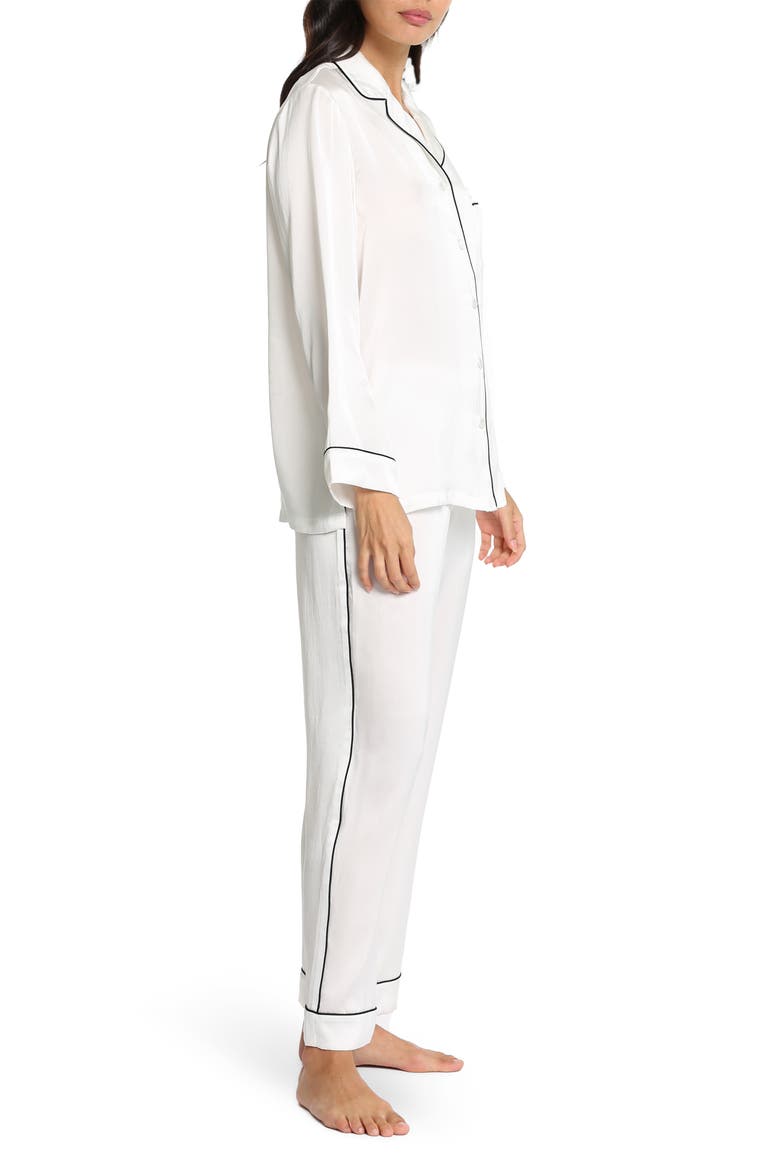 Silk Pajamas, Alternate, color, IVORY