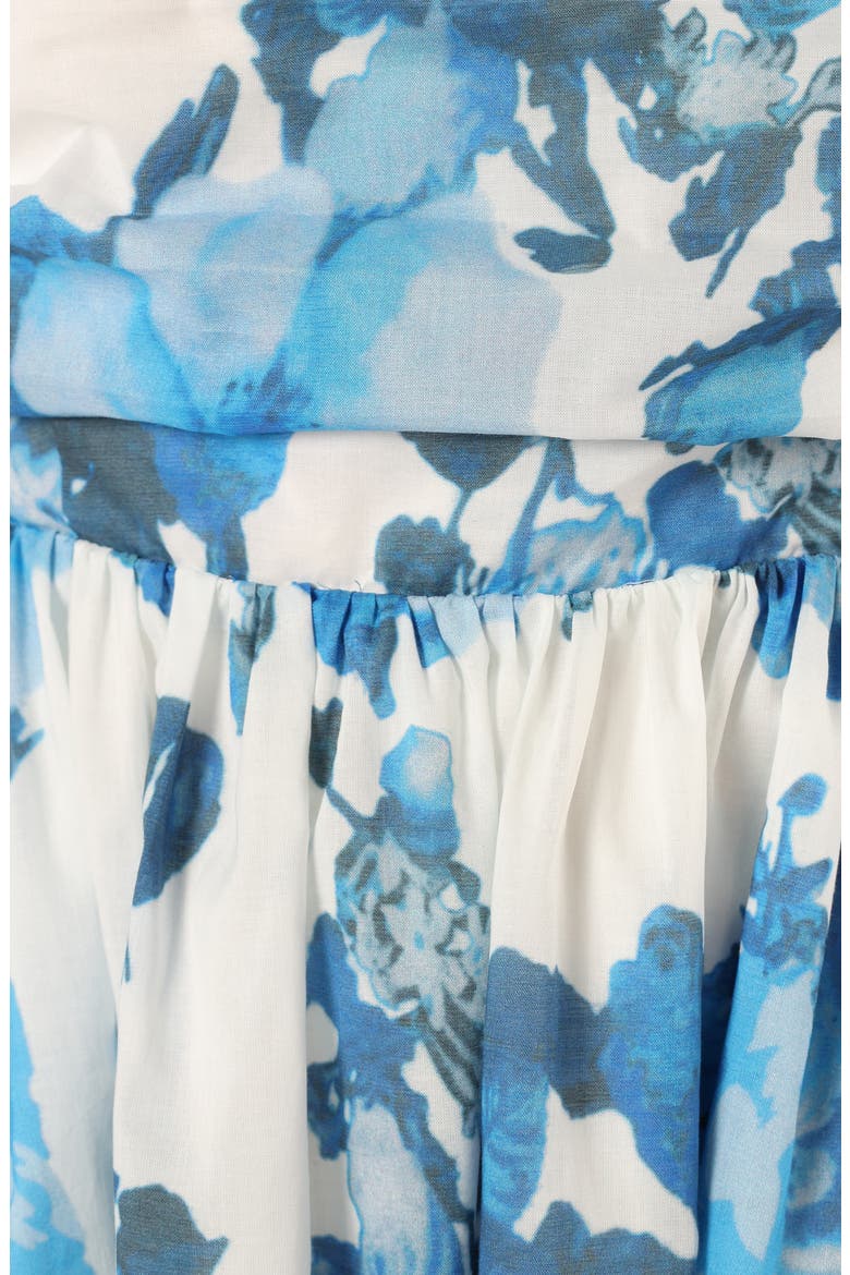 Betsey Sleeveless Halter Mini Sundress, Alternate, color, BLUE FLORAL