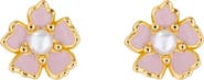 Ted Baker London Peti Imitation Pearl Flower Stud Earrings
