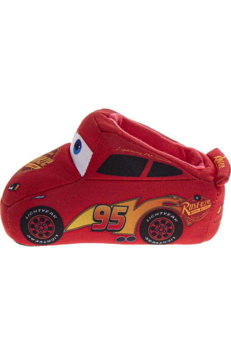 Disney Pixar Cars Lightning McQueen Boys Slippers, Alternate, color, Blue/Red