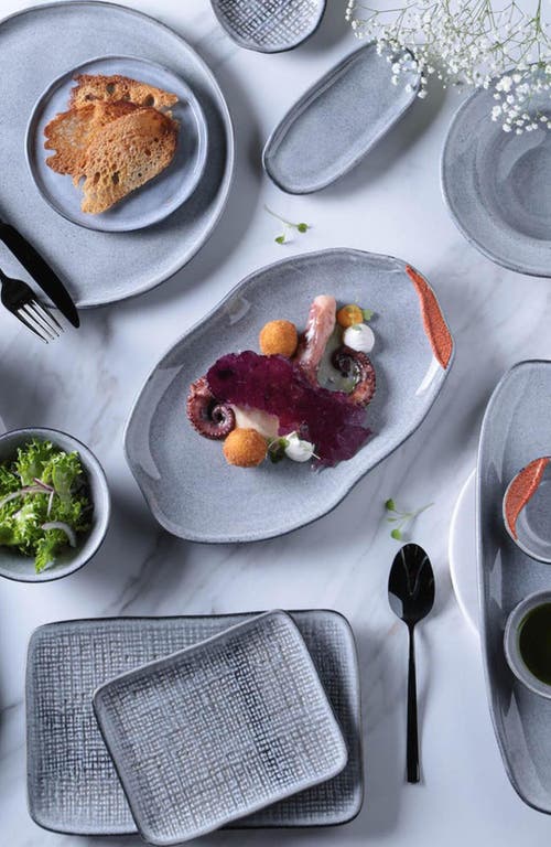 Porto Brasil Dessert Plate Set Of 6 In Gray