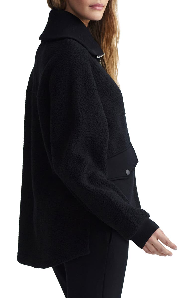 Varley Eleanor High Pile Fleece Jacket, Alternate, color, Black