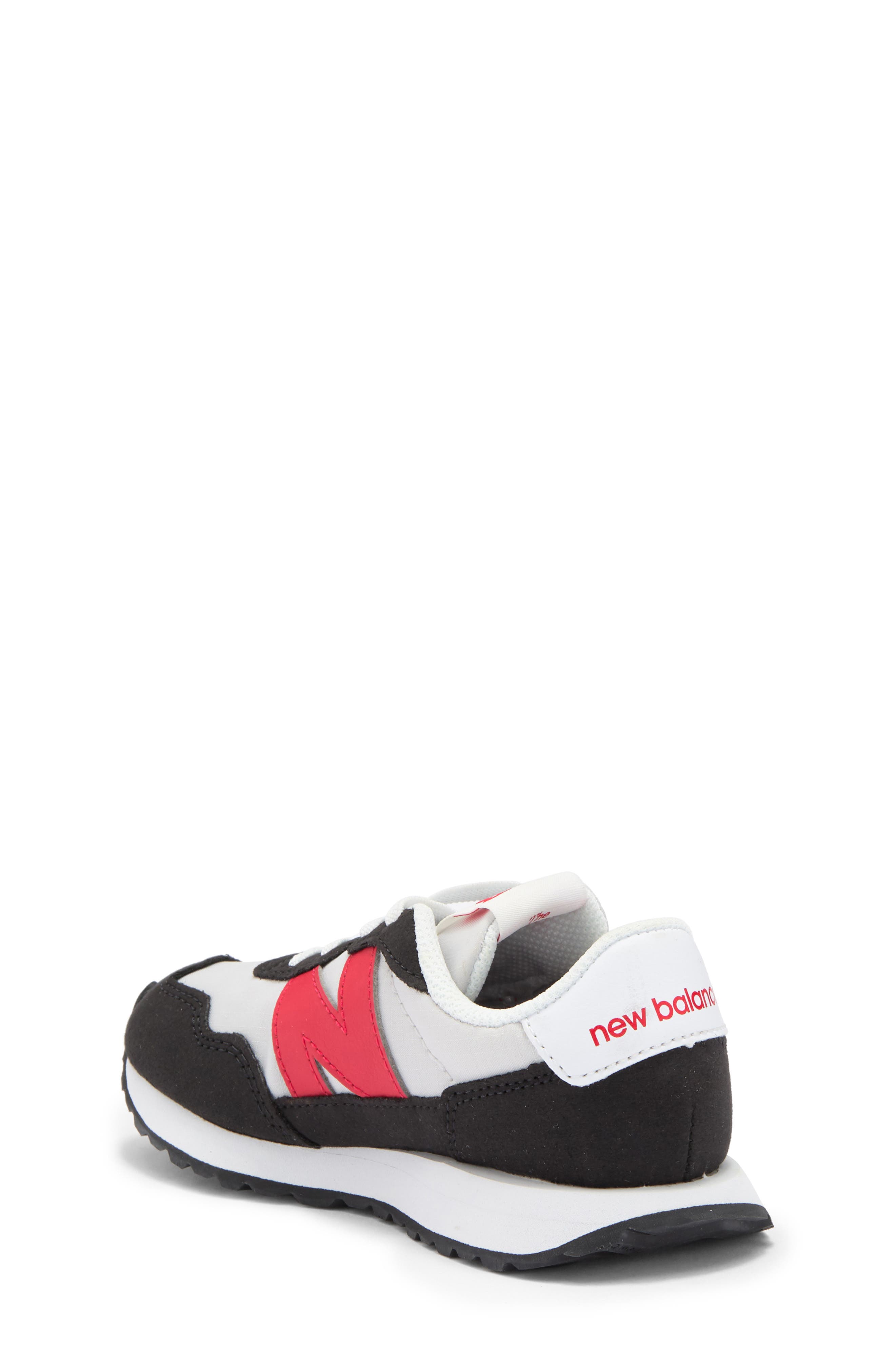 New Balance Kids' 237 Sneaker, Alternate, color, Grey Matter/ True Red