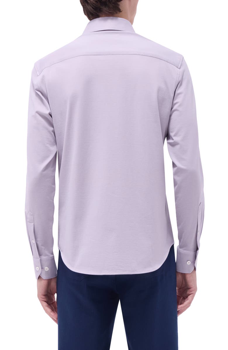 Bugatchi James OoohCotton<sup>®</sup> Button-Up Shirt, Alternate, color, Lilac