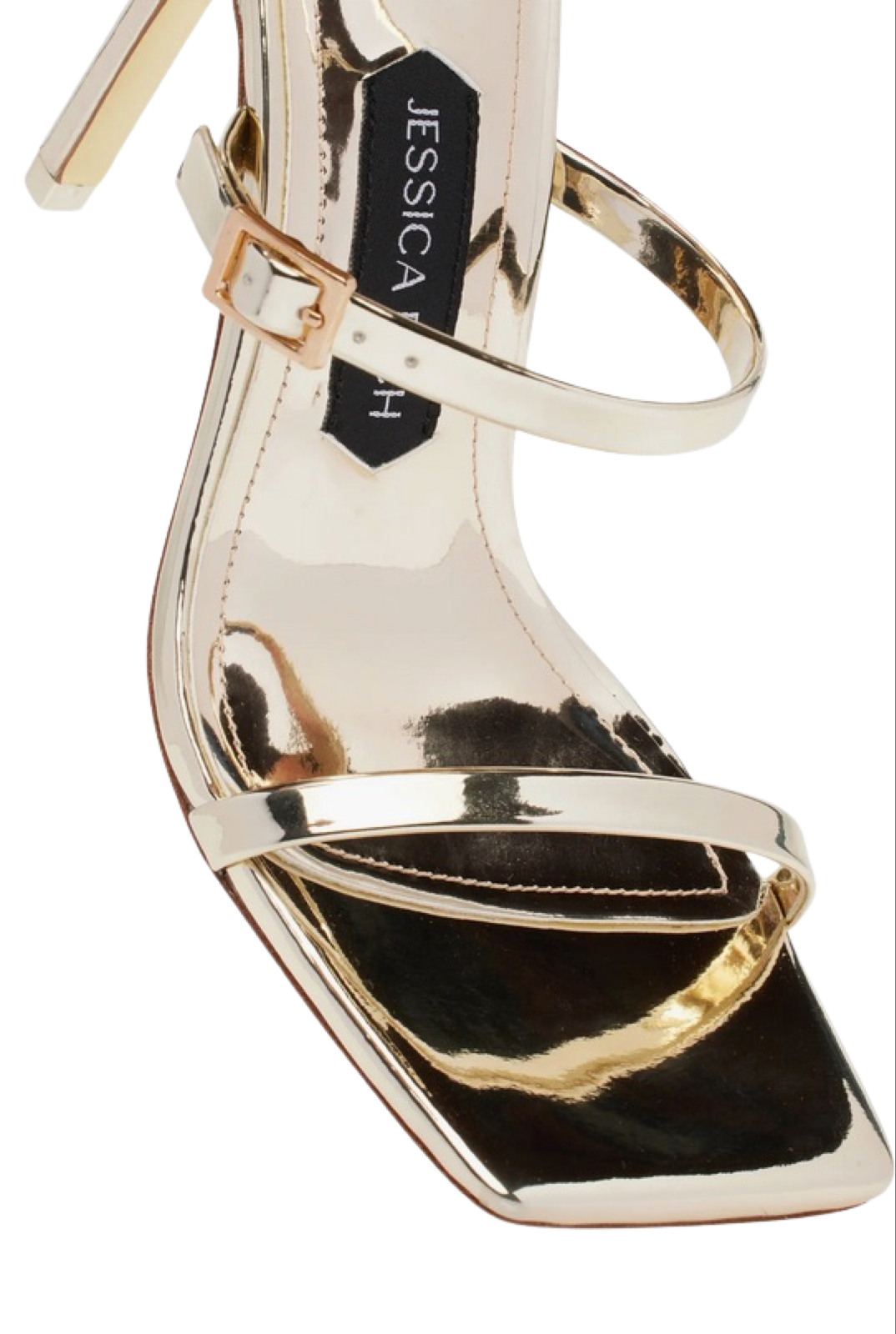 JESSICA RICH Metallic Sandal, Alternate, color, Gold