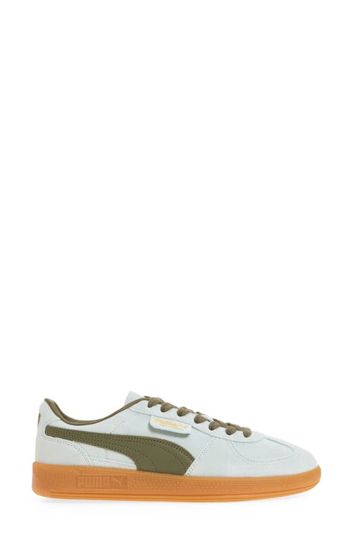 Puma Palermo Sneaker In Peaceful Blue-loden Green