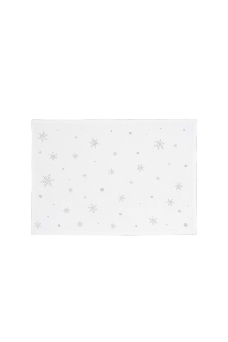 Christmas Forest Botanical Set of 6 Placemats 14" x 20", Alternate, color, Green