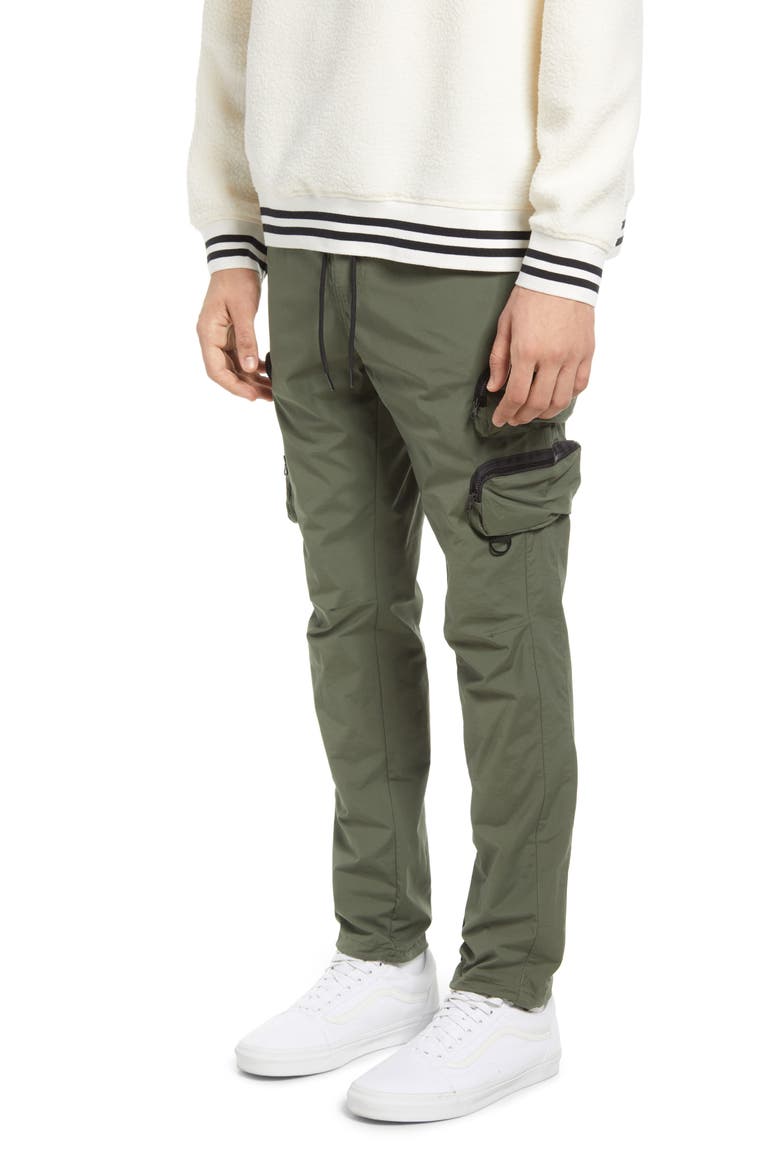 Men's Oliver Slim Cargo Pants, Alternate, color, BEETLE