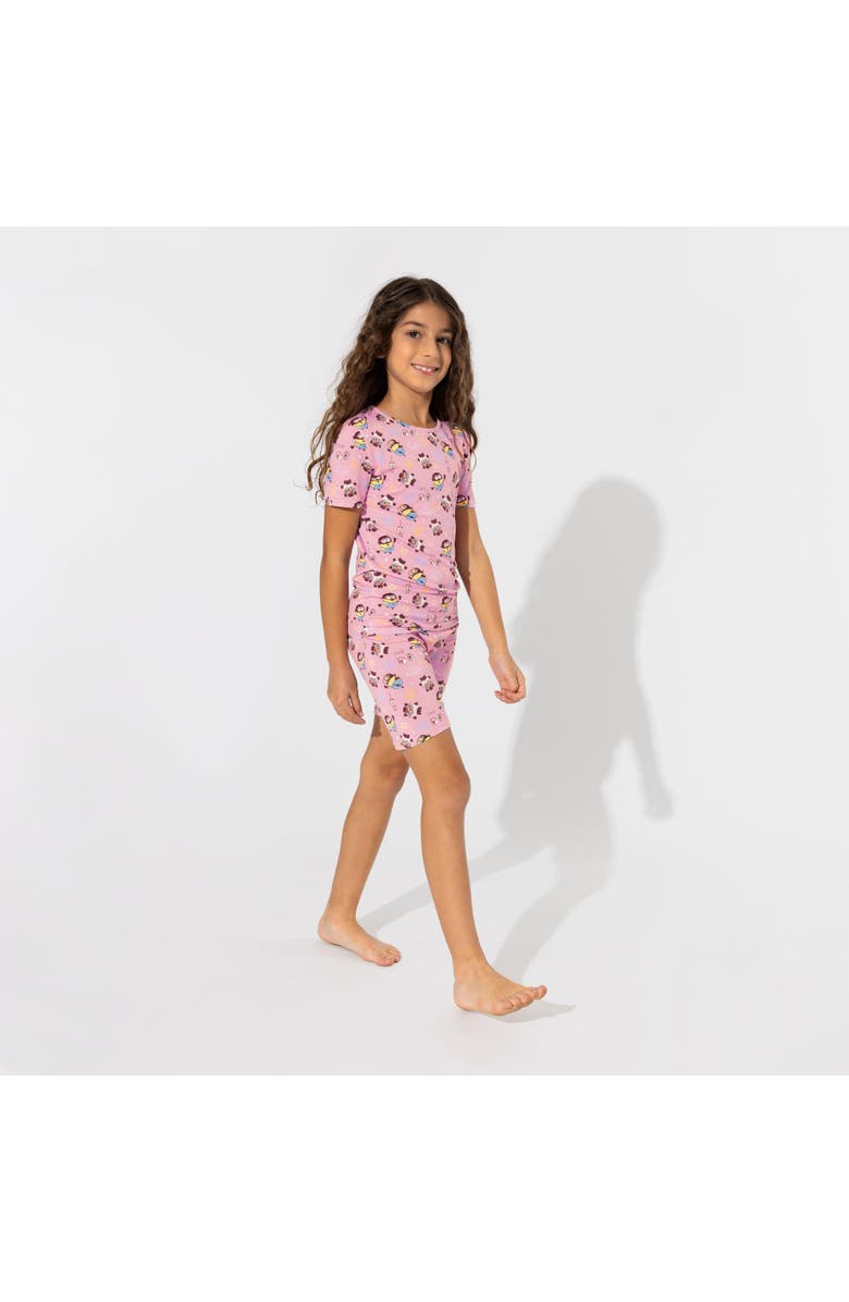 Bellabu Bear Minions Popping Kids 2-Piece Short Sleeve & Shorts Pajama Set, Alternate, color, Minions Popping