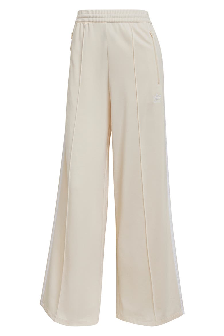 Wide Leg Track Pants, Main, color, WONDER WHITE