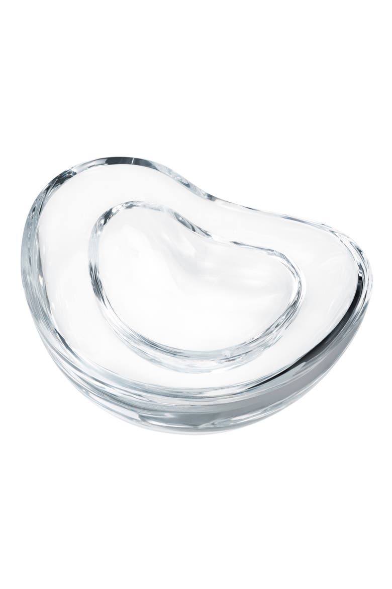 Indulgence 2-Piece Crystal Caviar Dish Set, Main, color, NO COLOR