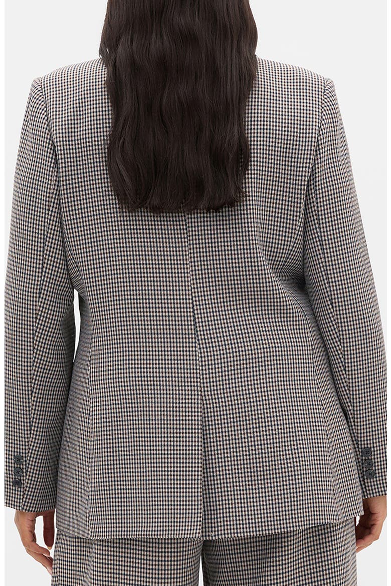 Tiana Plaid Double Breasted Blazer, Alternate, color, PLAID