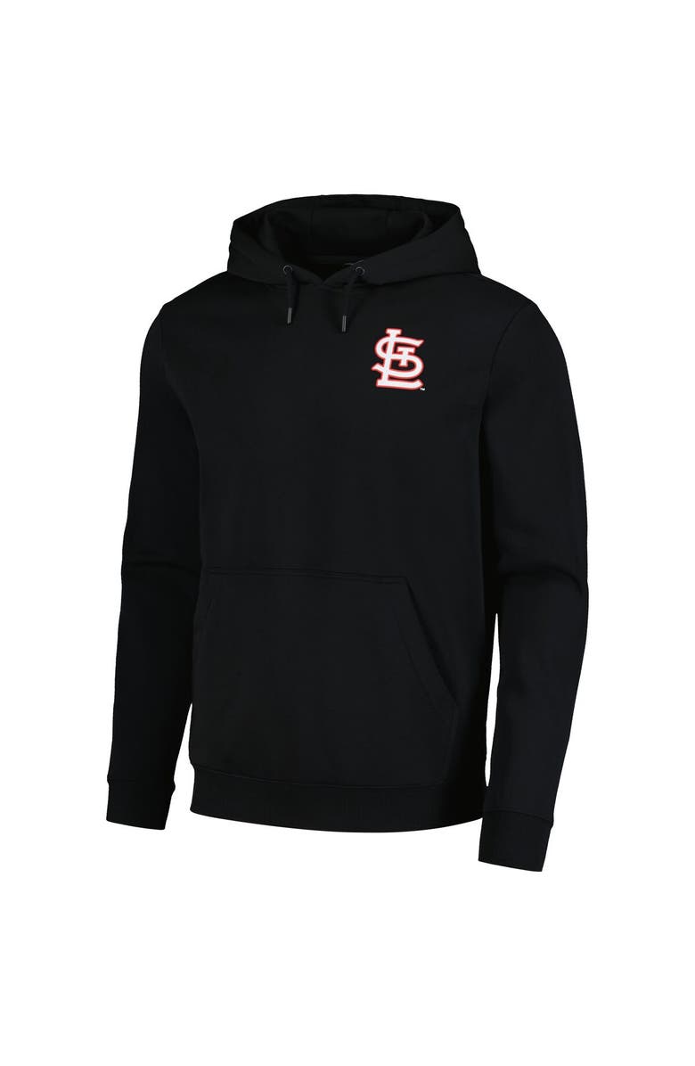 LEVELWEAR Men's Levelwear Black St. Louis Cardinals Podium Vintage Pullover Hoodie, Alternate, color, Black