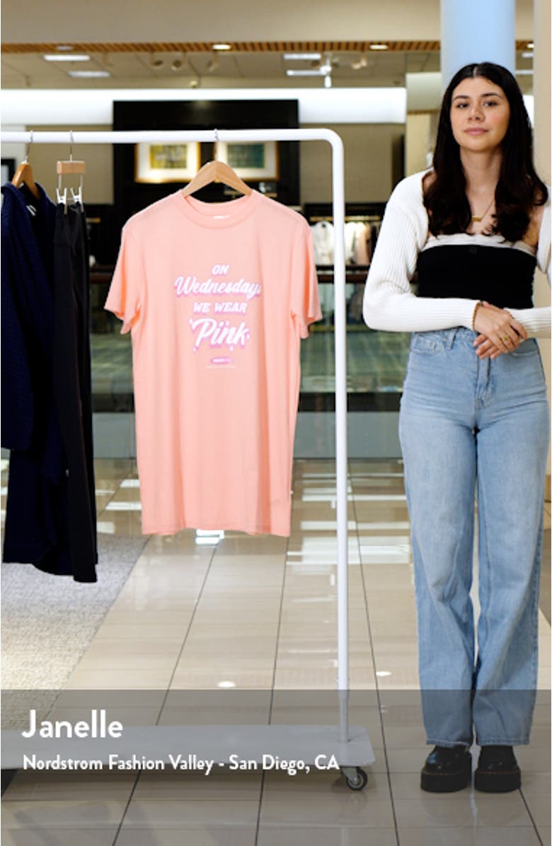 Retro Graphic Short Sleeve Sleep Shirt, sales video thumbnail