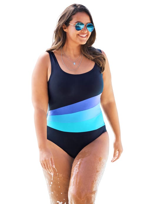 Colorblock One-Piece