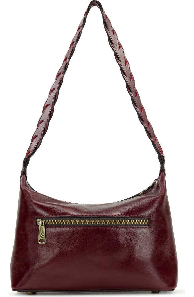 Patricia Nash Milos Leather Shoulder Bag, Alternate, color, Oxblood