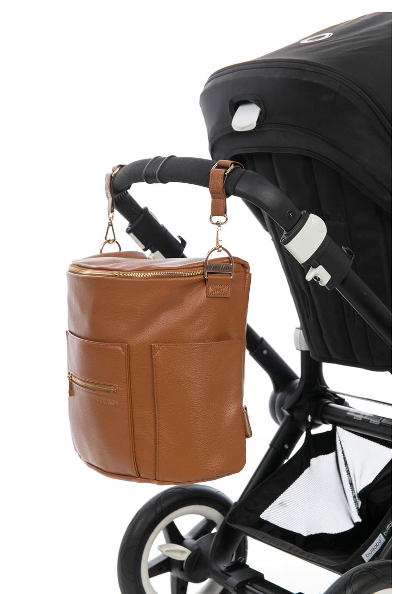 The Stroller Hooks, Alternate, color, BROWN