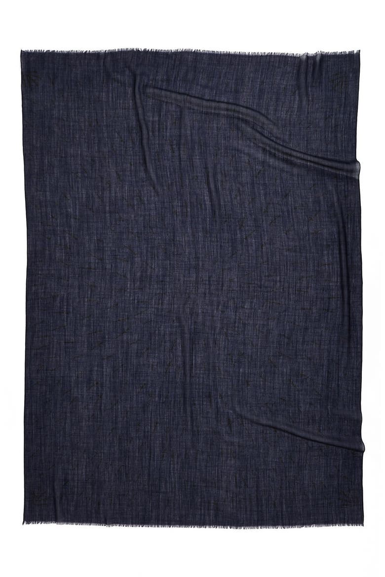 'Classic Dagger' Scarf, Alternate, color, INDIGO