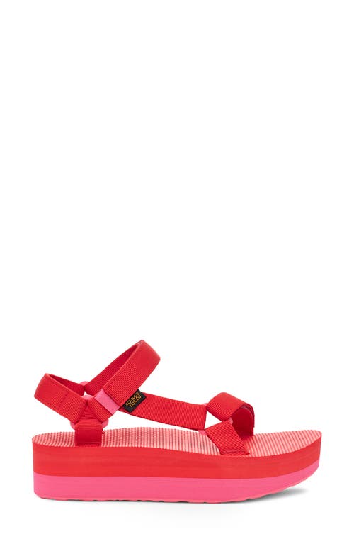 Shop Teva Universal Platform Sandal In Hot Pink