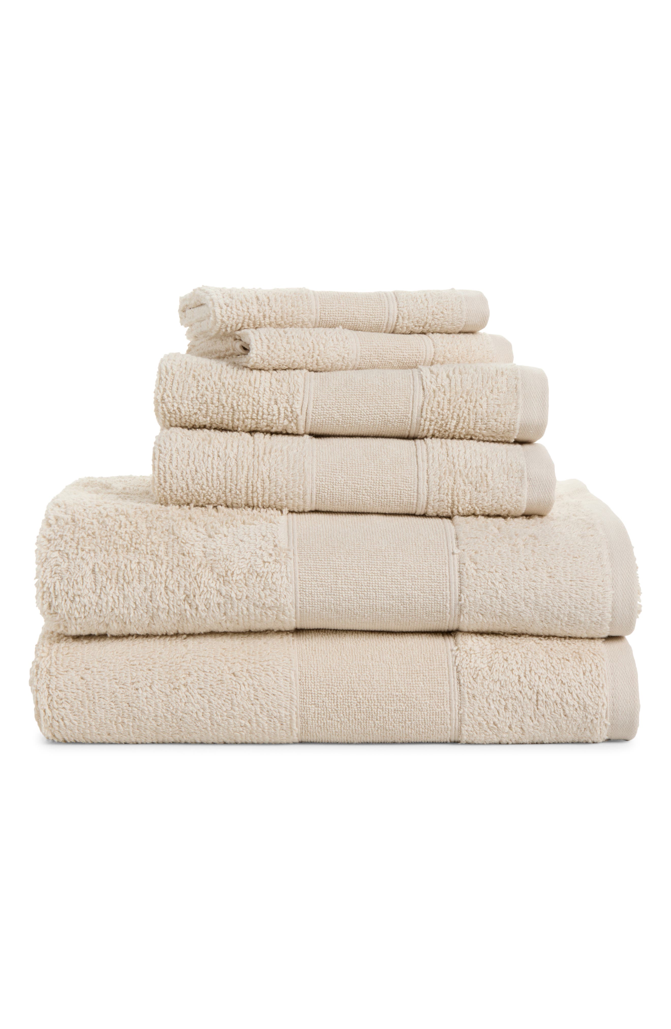 Kassatex Turkish Cotton 6-piece Towel Set In Brown